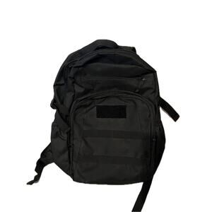 Generic Black Canvas Tactical Backpack